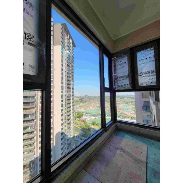 Quality Standard Aluminium Window Waterproofing Single / Double / Triple Glass Aluminum for sale