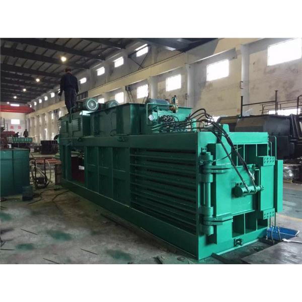 Quality Turnover Box Pet Bottle Baling Press Machine For Waste Paper Plastic Materials for sale