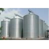 China Large Grain Silo Bin Industrial Galvanized Steel Sheet Livestock Feed Support factory