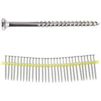 China T-25 Drive 316 Stainless Steel Deck Screws Dock #10 X 3inch Collated 75mm for sale