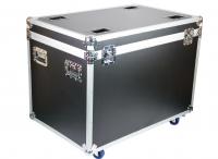 China Reinforce Ball Corner Aluminum Flight Transport Case With Wheels 8mm Thickness Plywood Panel factory