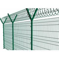 China 1.23m Height Triangle Fence Panel With 3.5mm Wire Diameter And Customizable Length factory