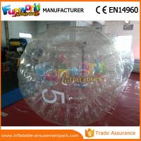China Clear Color Inflatable Rolling Ball Water Roller / Water Walking Ball With Air Pump factory
