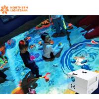 China Sand Beach Interactive Floor Projection Sand Pool Game For Indoor Playground factory