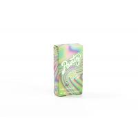 Quality Retail Apple Flavos CBD Vape Box 30ml Silver Stamping Vape Box For Cartridge for sale
