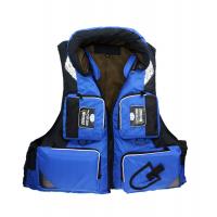 China Nylon Lifesaving Waterproof Water Sport Life Jacket Blue Fishing Life Vest For Kids factory