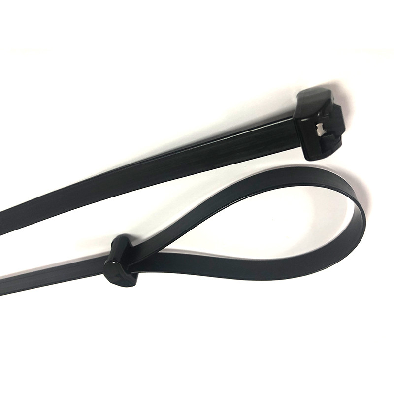 Quality 12.7mm Width Nylon Cable Tie Ratchet Buckle Weather Resistant for sale