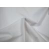 China White Colorway Plain Woven Cotton Fabric Semi - Bleached For Clothes factory