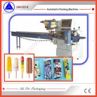 China PLC Controlling Flow Wrap Packing Machine  Ice Lolly Moon Cakes 4.6KW factory