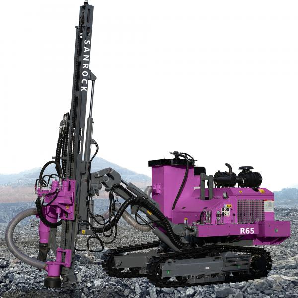 Quality Mining DTH Drilling Rig Rotary Blasthole Depth 20m Crawler Hydraulic Drilling for sale