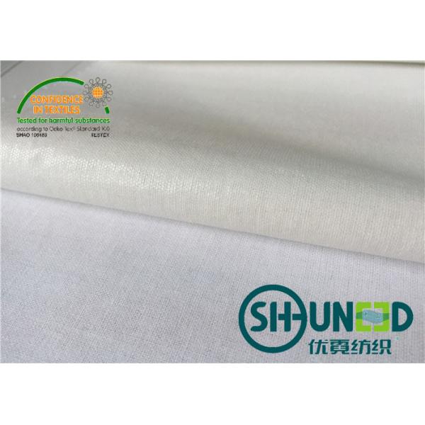 Quality White Heavy Weight Interfacing , Men And Women's Interlining Cloth for sale