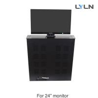 Quality Conference Room Motorized 24" Monitor Lift , Computer Desk Monitor Lift for sale