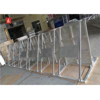 Quality 6082 - T6 Aluminum Folding Crowd Control Stands / Hand Barrier For Sports Event for sale