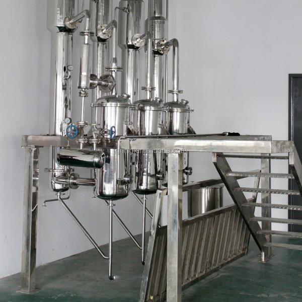 Quality 100kw Milk Juice Water Evaporation And Concentration Equipment Falling Film Type for sale