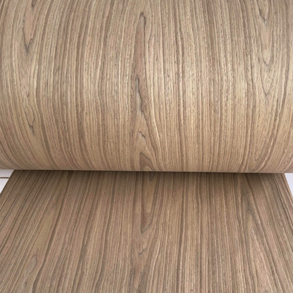 Quality Teak Wood Flooring Veneer 0.45mm Fire Resistant Custom Engineered Facing for sale