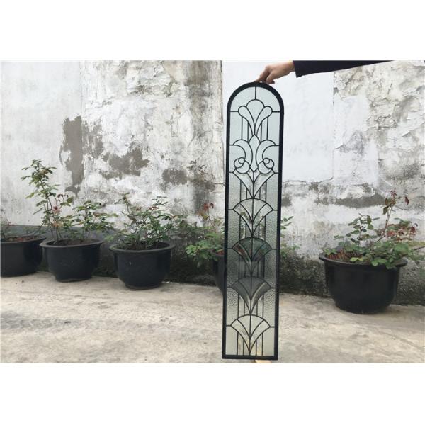 Quality Window Door Flat Clear Beveled Glass , Pattern Custom Beveled Glass Panels for sale