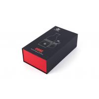 Quality Custom Beauty Black Magnetic Closure Box Rigid CBD Packaging Offset 4C for sale