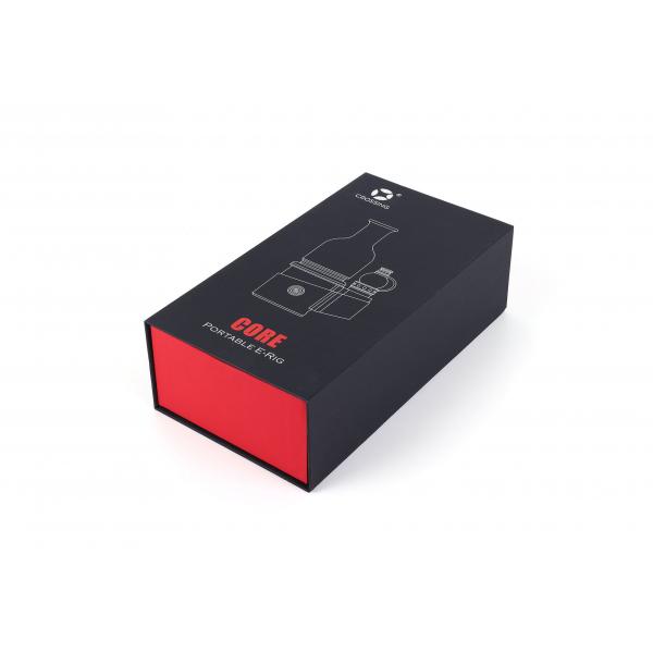 Quality Custom Beauty Black Magnetic Closure Box Rigid CBD Packaging Offset 4C for sale