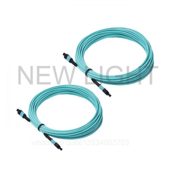 Quality 3.2 Mm Round MPO MTP Cable , LSZH Jacketed MPO / MTP Connector Interface Patch for sale