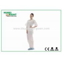 China Anti-Fluid Single Medical Use SMS Medical Pajamas With Shirt And Trousers For Body Protecting factory