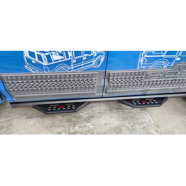 Quality ISO9001 Stainless Steel Black Running Boards Side Steps For Ford F150 Platform for sale