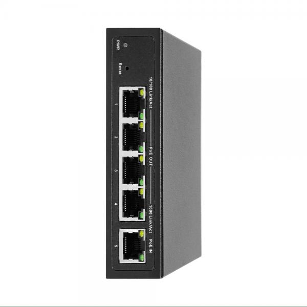 Quality 5 Port Unmanaged PoE+ Switch With LED Indicators 0°C To 45°C Operating Temperature for sale
