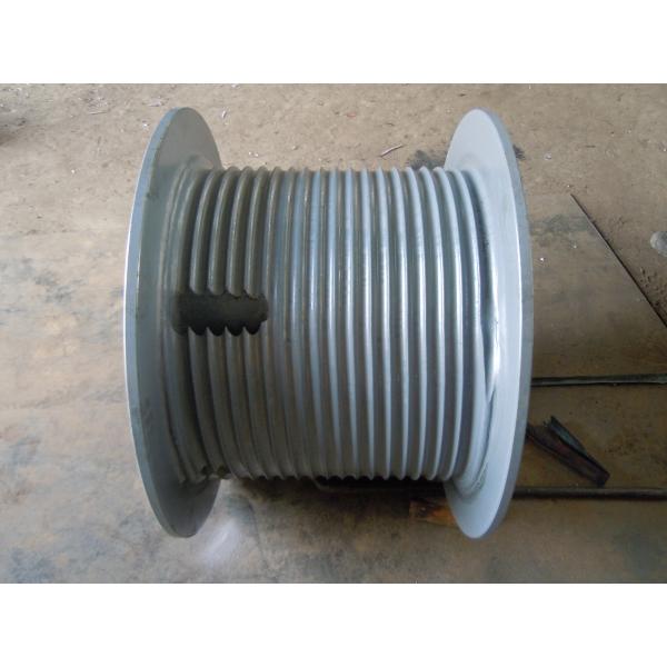 Quality LBS 8mm Wire Grooved Winch Drum , Wire Rope Hoist Drum For Mining Equipment for sale