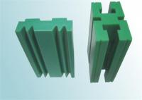 China Low noise green color uhmwpe food machine chain profile plastic guide rail factory