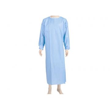 Quality Non Woven Disposable Surgical Gown / Medical Clothing With Knitted Sleeve for sale