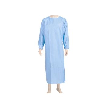 Quality Non Woven Disposable Surgical Gown / Medical Clothing With Knitted Sleeve for sale