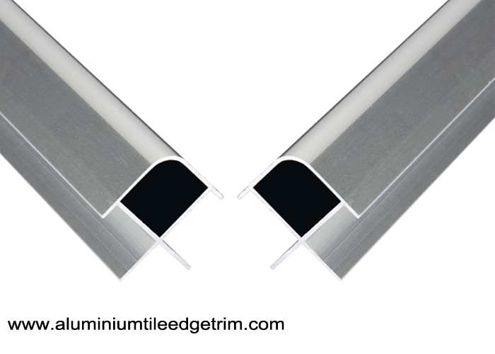 China Bathroom Aluminium Tile Edge Trim For External / Exterior Corner factory