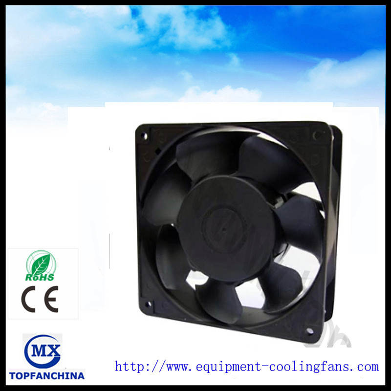 China 110v / 220v To 5v / 48v EC Axial Fan Plastic Metarial Audio Cooling Fans factory