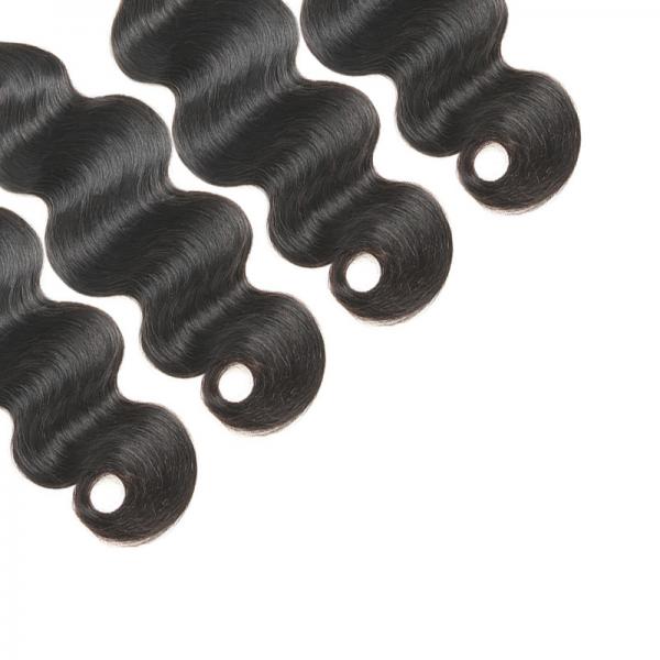 Quality 8A Unprocessed Healthy Body Wave Weave Hair 16 Inch 4 Bundles No Tangle for sale