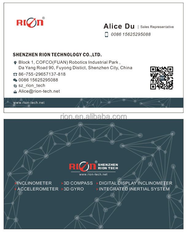 HCA520T engineer vehicle leveling highly accurate MEMS voltage tilt sensor