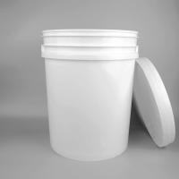 China 5 Gallon Plastic Lubricant Oil Bucket 20L With Pour Spout for sale