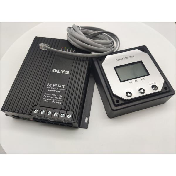 Quality 12V 24V Automatic Identification 20A DC Battery Charger MPPT Solar Charge for sale