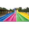 China wonderful rainbow slide fiberglass water slide for amusement park factory
