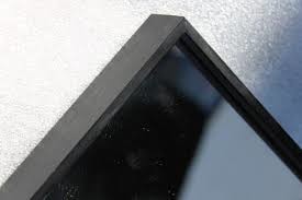 Quality Matt Black Mirror Metal Frame , Stainless Steel Structural Framework for sale