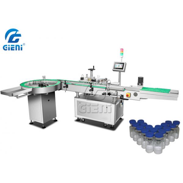 Quality Lyophilized Powder Bottle Labeling Machine 20-90mm Cosmetic Glass Vial Labeling Machine for sale