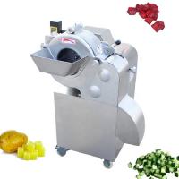 China Restaurant Sus304  Commercial Vegetable Fruit Chopper Potato Slicer Machine 1.5KW factory