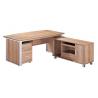 China 1.8m Size MFC Office Manager Desk Melamine Laminated Surface Premium Quality factory