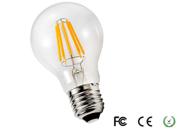 China 220V 2700K 6W E14 Dimmable Filament Bulb LED RA85 CE Approved for sale