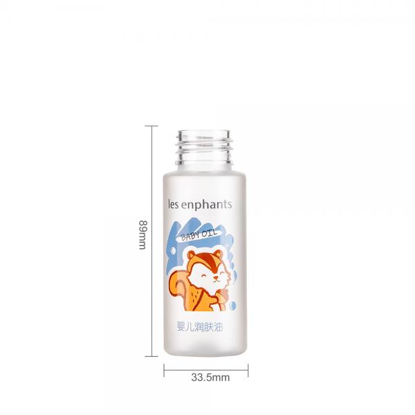 Quality Logo Printing White 50ML PET Plastic Pump Bottles Lightweight for sale