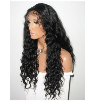 Quality Tangle Free Pure Full Lace Human Hair Wigs Body Wave Density 150% for sale