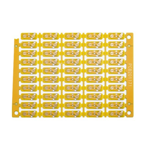 Quality Gold Finger 20U Double Sided PCB 4mil 1.6mm Yellow Solder Mask for sale