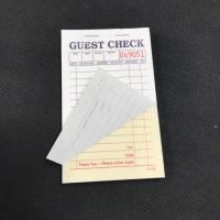 China Guest check CT-101 50 Sheet US Guest Check with Perforated Design Essential for Cafe Owners factory