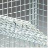 China Foldable Wire Mesh Storage Cages Hot Dip Galvanizing  500 Kg-1500 Kg Capacity factory