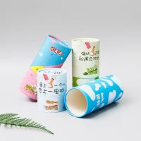 China Luxury Design Round Paper Tube , Pencil Watercolor Crayons Paper Canister Packaging for sale
