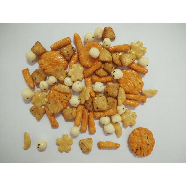 Quality Seaweed Sesame Contained Mixed Shape Rice Crackers Various Flavors for sale