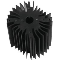 China Drilling Bronze Aluminum Notebook Cooler Heatsink Extrusion Profiles Industrial With CNC Machining factory